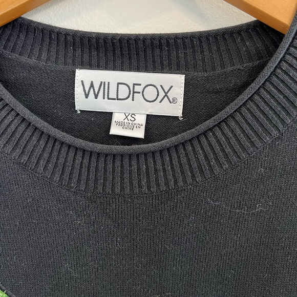 Wildfox Couture Fruity Fader Sweater in Dark Moon - Picture 4 of 5